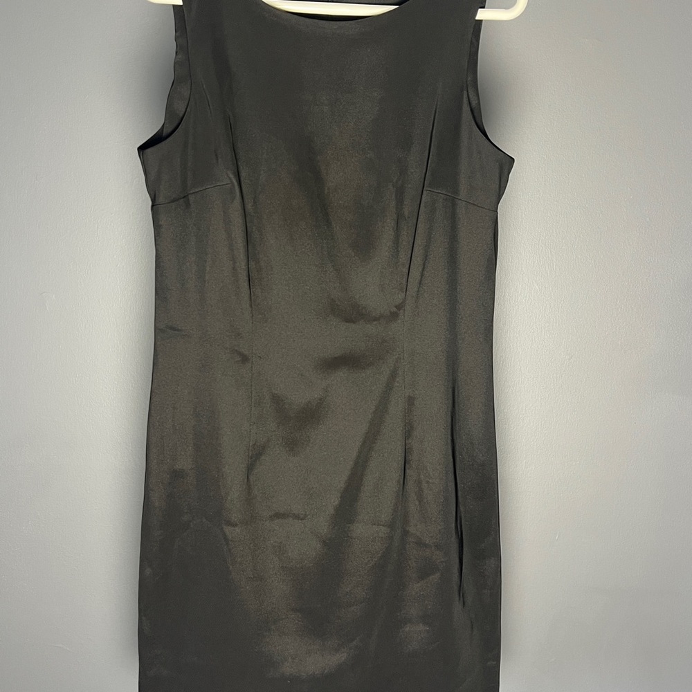 AB Studio Women’s Classic Black Sheath Mini Dress Size 10